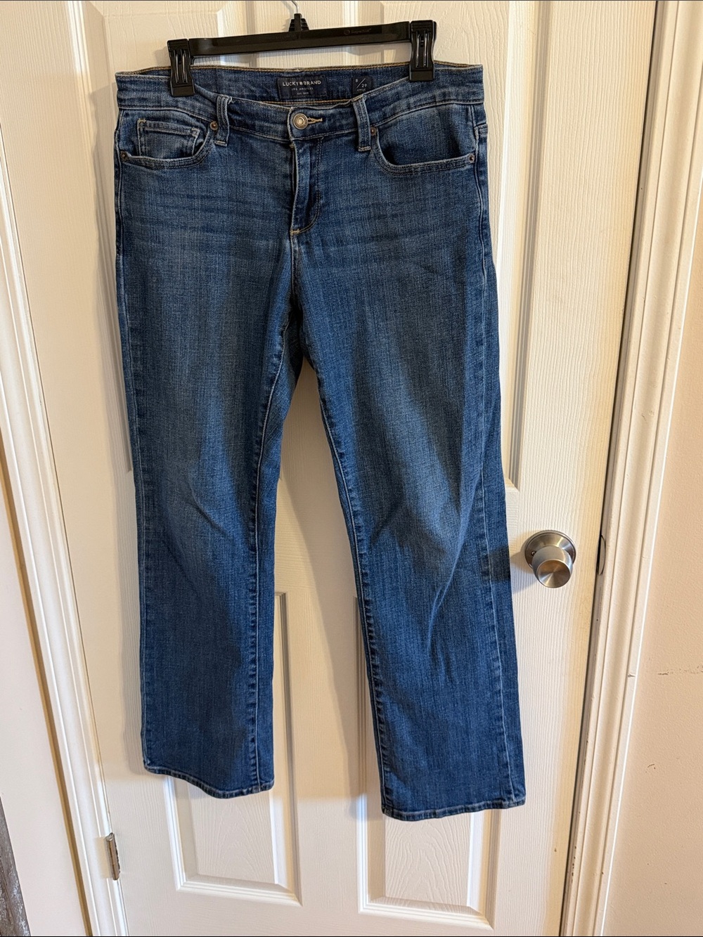 EUC~Woman’s Size 8/29 Lucky Brand Easy Rider Blue Straight-Leg Women’s Jeans
